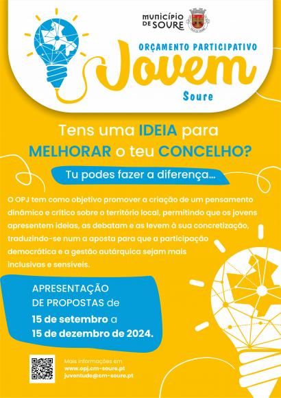 1ª Edição do Orçamento Participativo Jovem (OPJ) de Soure